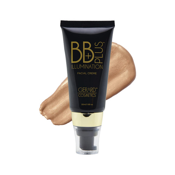 Gerard Cosmetics BB Plus Illumination Cream  Reveals Radiant Complexion  Improves Skin Texture and Reflects Light Away From Imperfections  Perfect Dewy Finish  Grace  1.69 oz BB Cream