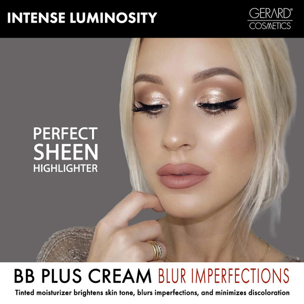 Gerard Cosmetics BB Plus Illumination Cream  Reveals Radiant Complexion  Improves Skin Texture and Reflects Light Away From Imperfections  Perfect Dewy Finish  Grace  1.69 oz BB Cream