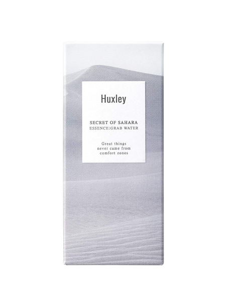 Huxley Secret of Sahara Essence Grab Water 1.01 fl. oz.  Korean Water Essence Facial Hydration  With Hyaluronic Acid Ceramide Peppermint and Antioxidant Berry Complex to Hydrate and Soothe Skin