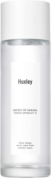 Huxley Extra Moisture Trio 1 Each of Toner Extract It Oil Light and More and Cream More Than Moist  Korean Facial Care Regime  Deep Moisturizing Facial Oil and Cream  pH Balancing Toner