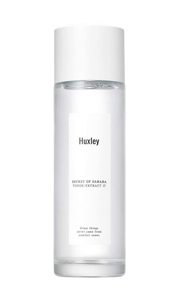 Huxley Secret of Sahara Toner Extract It 4.06 fl. oz.  Korean skin care  pH balancing toning water refreshes and hydrates skin Huxley Secret of Sahara Toner Extract It 4.06 fl. oz.  Korean skin care  pH balancing toning water refreshes and hydrates skin