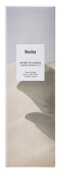 Huxley Secret of Sahara Toner Extract It 4.06 fl. oz.  Korean skin care  pH balancing toning water refreshes and hydrates skin Huxley Secret of Sahara Toner Extract It 4.06 fl. oz.  Korean skin care  pH balancing toning water refreshes and hydrates skin