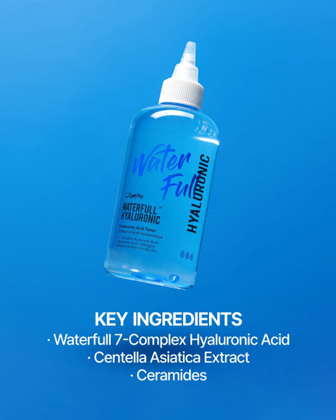 Jumiso Waterfull Hyaluronic Toner 250ml  Face Moisturizer Facial Toner for All Skin Types Daily Deep Hydration  Vegan FragranceFree