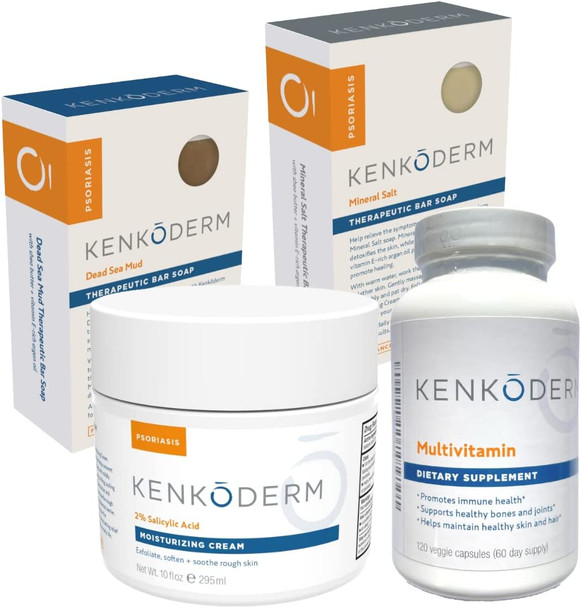 Kenkoderm Psoriasis Total Body  Multivitamin Bundle