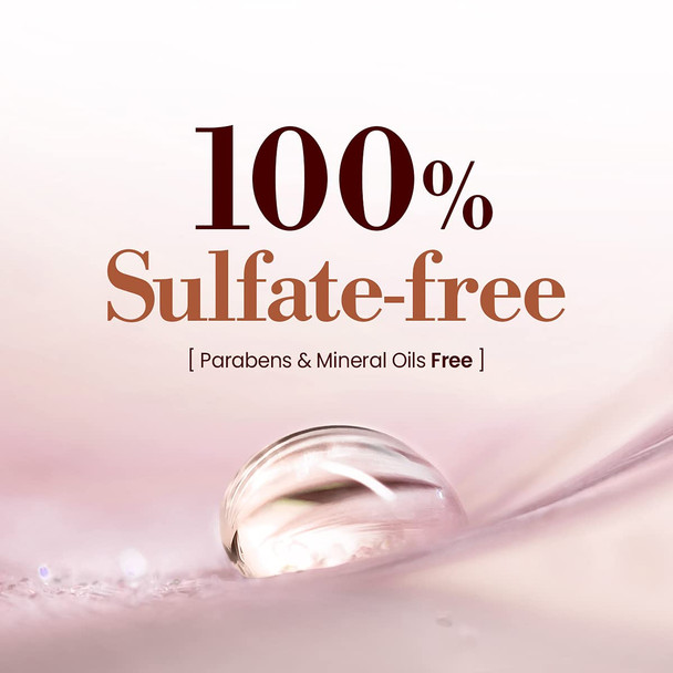 Kundal Sulfate  Moisturizing Shampoo for Dry Damaged Hair with Argan Oil English Rose 2 bottles X 16.9 oz Sulfate  Paraben  with argan oil