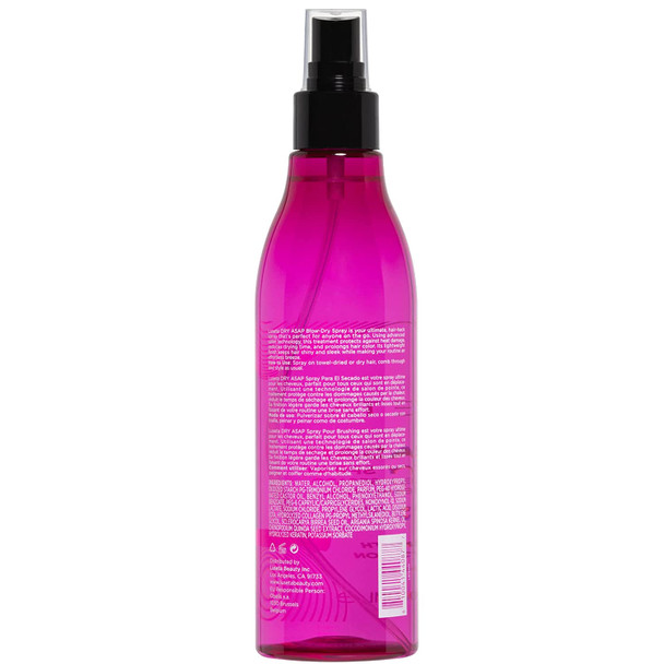 Luseta Dry ASAP BlowDry Spray Quick Drying Thermal Spray Infused with Argan  Marula Oil Heat Protectant Spray to All Hair Types Sulfate  Paraben Free 8.5oz