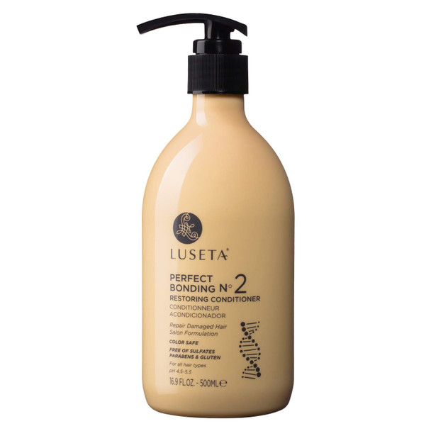 Luseta Perfect Bonding Restoring Conditioner Bond Strengthening  Color Longevity for All Hair Type Sulfate  Paraben Free 16.9oz