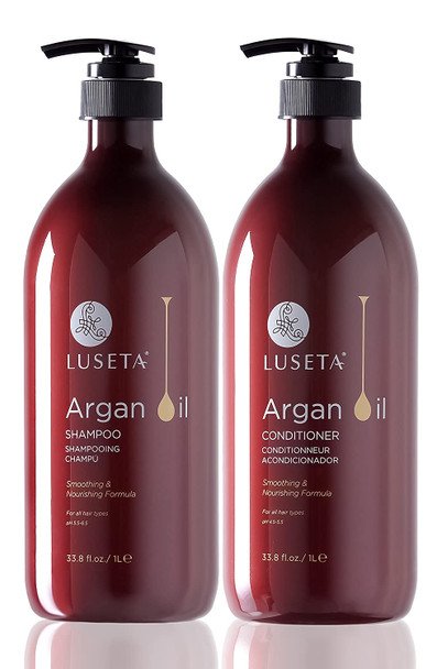 Luseta Argan Oil Moisture  Repair Shampoo Shampoo  Conditioner Set 2x33.8oz