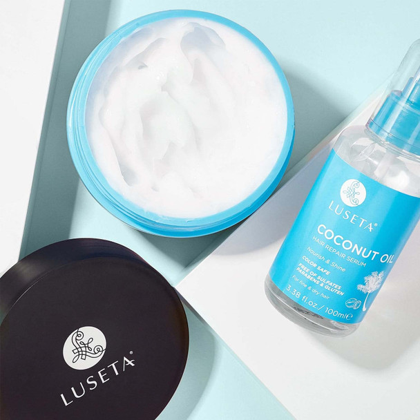 Luseta Coconut Milk Hair Mask 16.9 oz Hydrating Hair Treatment Repair  Restore Damaged Hair Sulfate