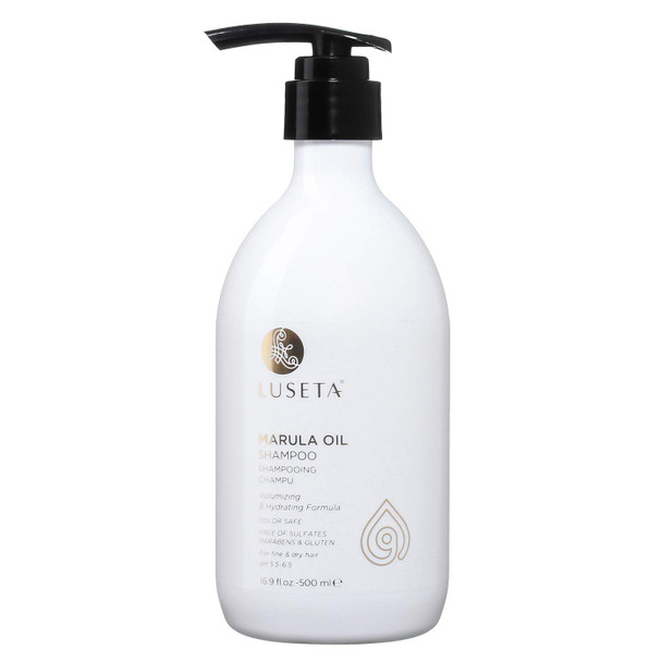 Luseta Marula Oil Hydrating Hair Shampoo  Salon Quality Shampoo that Cleanses Protects Nourishes and Conditions Sulfatefree 16.9oz
