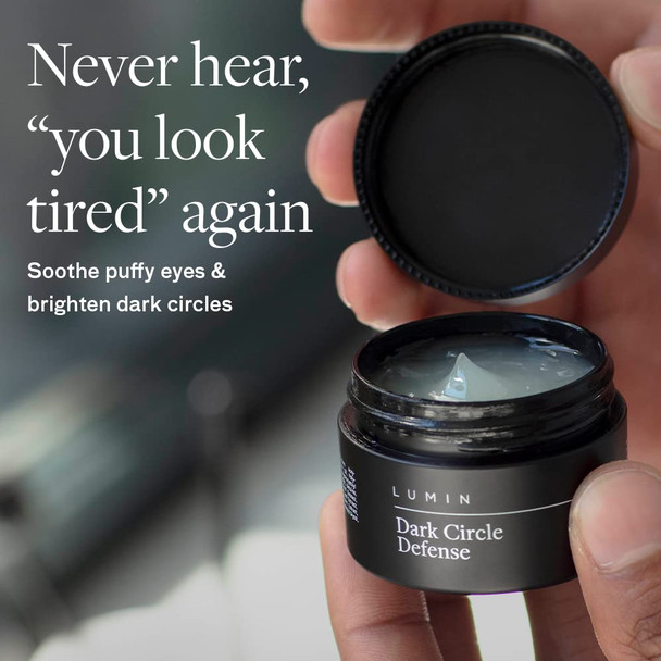 Mens Dark Circle Defense 1 oz. AntiAging Korean Formulated Eye Cream Treatment  Reduce Fine Lines Wrinkles Eye Bags Dark Circles  Experience a Rejuvenated Complexion  Achieve Your Best Look