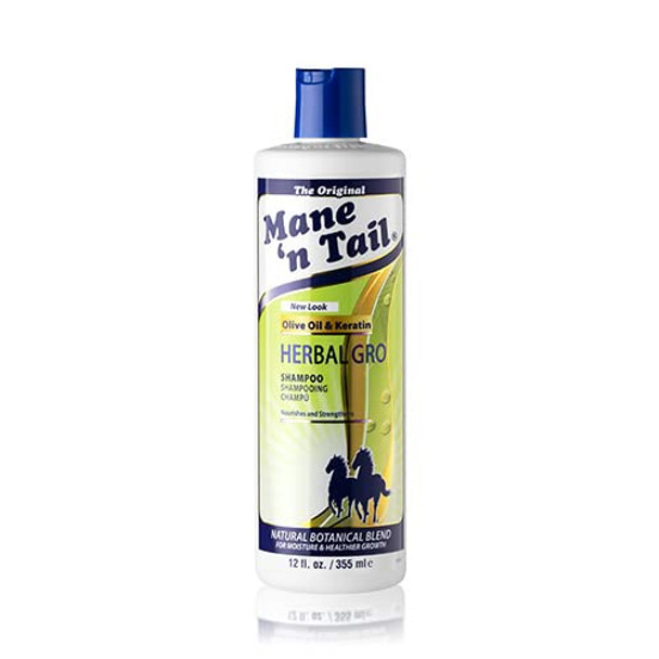 The Original Mane n Tail Olive Oil Complex  Herbal Gro Shampoo  Conditioner  Strengthens  Nourishes  Reduces Breakage  12 Oz  2Pack