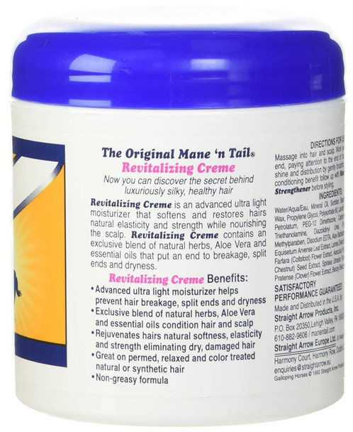 Mane n Tail Moisture Enriched Revitalizing Creme Treatment 5.5 Ounce