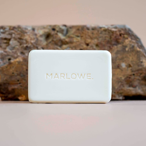 MARLOWE. No. 105 Body Moisturizing Soap for Men 7 oz  Made with Shea Butter  Natural Ingredients for Gentle Cleansing  Rich  Creamy Lather  Awesome Original Scent Pack of 1
