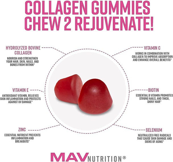 MAV Nutrition Collagen Gummies  Apple Cider Vinegar Gummies Bundle