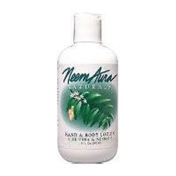 neemaura naturals hand body lotion w/aloe 8 fz