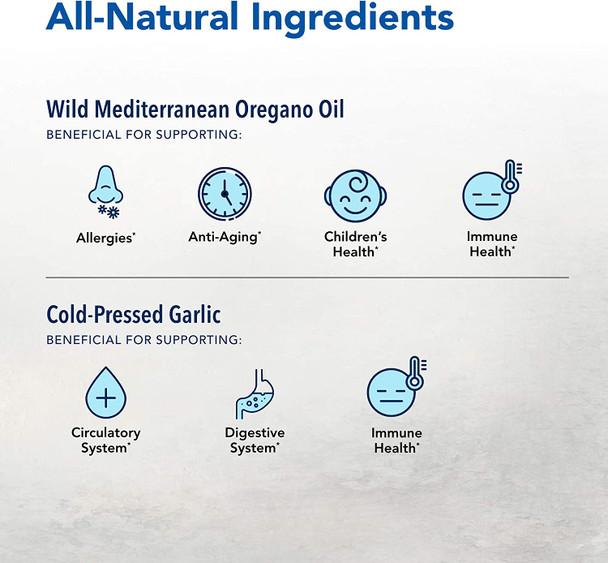 North American Herb  Spice OregaMax  90 Capsules  Wild Oregano Supplement  Digestive  Immune Support  Oregano Oil Garlic Onion  NonGMO  90 Total Servings
