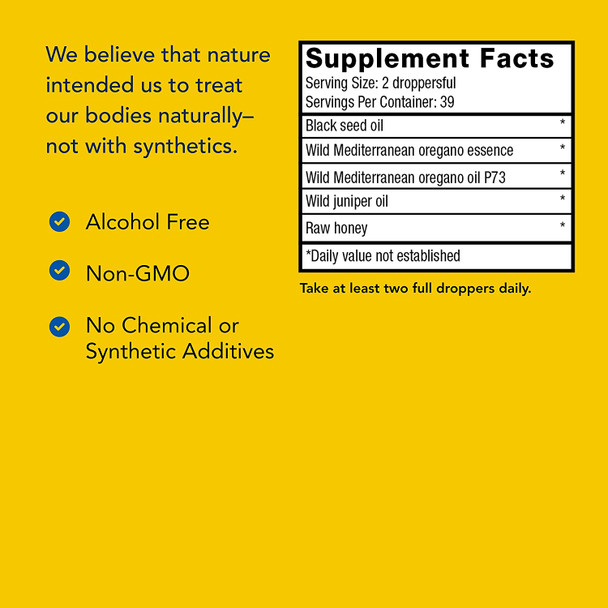 North American Herb  Spice RespImmune  2 oz  Respiratory  Immune Support  Black Seed Oregano P73 Oil  Raw Honey  Mycellized for Optimal Absorption  NonGMO  39 Servings