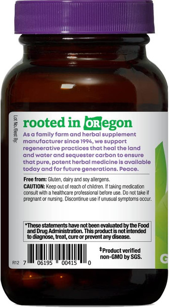 Oregons Wild Harvest Rhodiola Supplement 60 Count