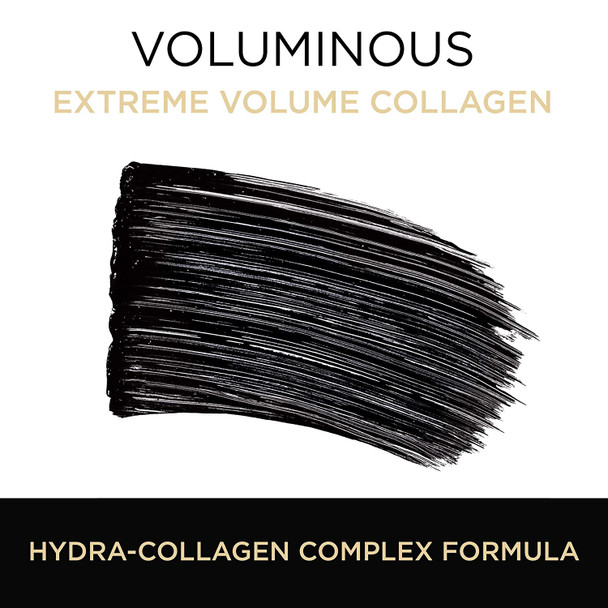 L'Oreal Paris Makeup Voluminous Extra Volume Collagen Plumping Mascara, Blackest Black, 0.34 fl; oz.
