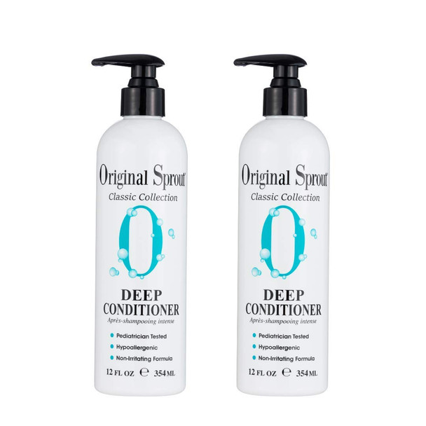 Original Sprout Deep Conditioner. Vegan Deep Conditioning Treatment for Hair Care.12 Ounces. 2 pack Packaging May Vary