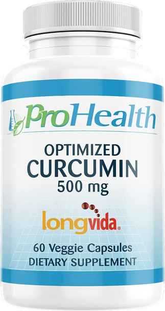 ProHealth Optimized Curcumin Longvida 60 Capsules 500 mg