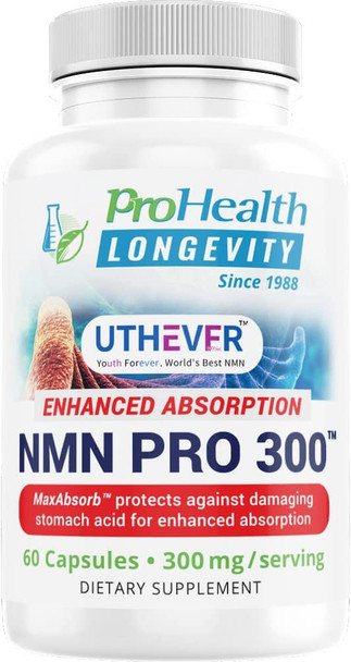 NMN Pro 300  Only NMN Clinically Proven to Raise NAD Levels by 38  Reverse 12 Years of NAD Loss in 60 Days. A BBB Rated Since 1988 Lab Tested 99.5 Pure Shelf Stable 300mg 30 Servings