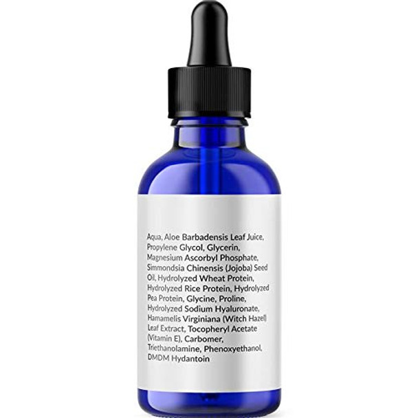 Vitamin C Serum for Face Care  Vitamin C Face Serum with Hyaluronic Acid Witch Hazel and Vitamin E Oil for Dry Skin Fine Lines and Wrinkles  Hydrating Anti Aging Face Oil for Women and Men