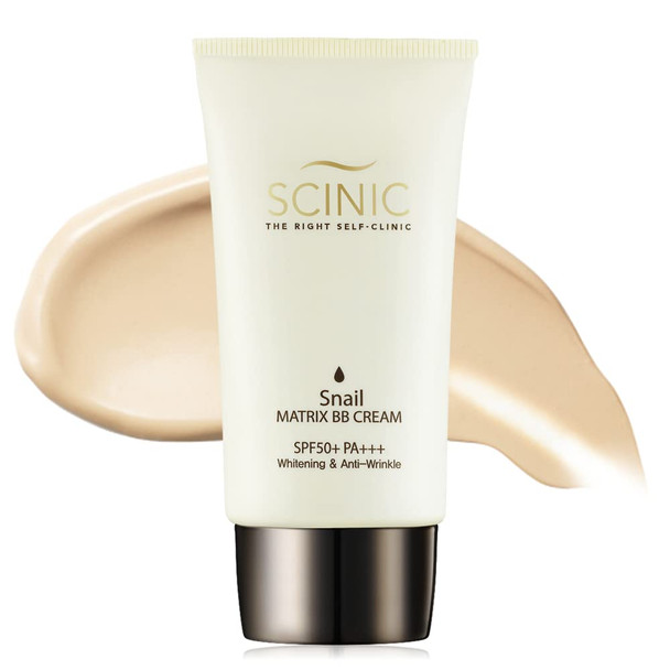SCINIC Snail Matrix BB Cream 1.35 fl oz40ml  Fill with moisture and nourishment natural cover for skin texture  Korean Skincare