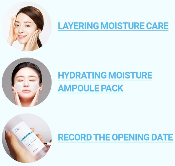 SCINIC Hyaluronic Acid Ampoule Skin Toner 10.1 fl oz 300ml  Face Toner for Dry Skin  Deep Moisture  Strengthens Moisture Barrier  Korean Skincare Product