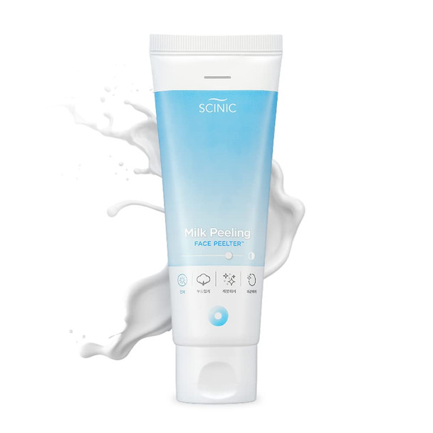 SCINIC Face Peelter Milk Peeling Gel 2.7fl.oz 80ml  Exfoliator For Face  Lowirritant Mild Peeling Gel  Keep Skin Moisturized After Peeling  For Sensitive Skin  Kbeauty