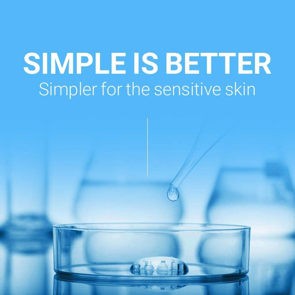 SCINIC The Simple Calming Toner pH 5.5 4.90 fl oz 145 ml  Vegan Face Astringent for Sensitive and Irritated Skin  Fresh Watery Texture  PHBalanced Mild Toner  Korean Skincare