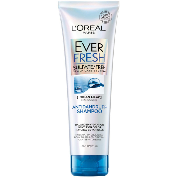 L'Oreal Paris EverFresh Antidandruff Sulfate Free Shampoo, 8.5 Fl. Oz