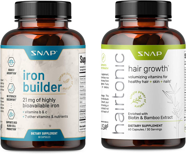Iron Builder  Womens Hair Supplement 2 Products