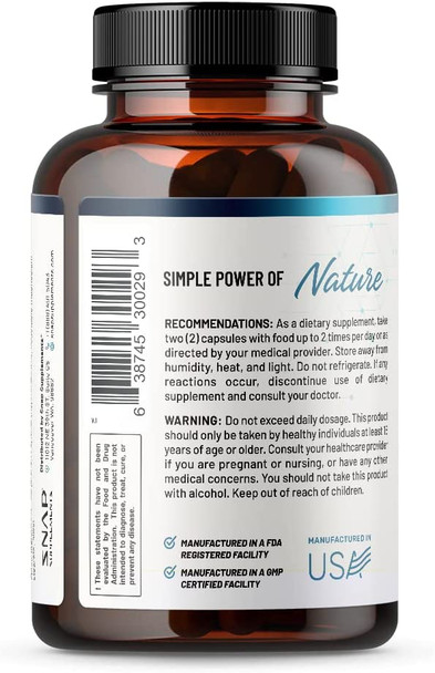 Nerve Health Support Supplement with Lions Mane  Improved Mental Clarity Memory  Focus  Healthy Nerve Support Formula  Neuro Enhancer  Organic Turmeric  Other Herbs  Vitamins 60 Capsules