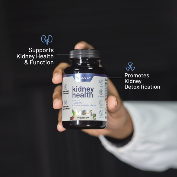 Kidney Health Support Supplement  Kidney Cleanse  Detox Kidney Support Formula  Uva Ursi Capsules  Cranberry Supplement Kidney Vitamins Detox Formula 15 Active Plants  Herbs 60 Capsules
