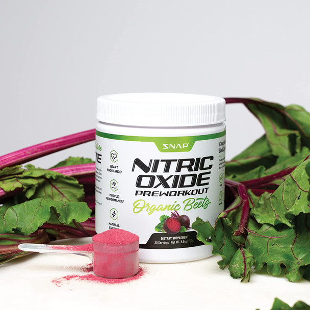 Pre Workout Beet Root Powder  Organic Nitric Oxide Pre Workout Booster Natural Energy  Blood Flow  Beets Superfood Support Muscle Performance Heart Health  Endurance 250g 90 Servings