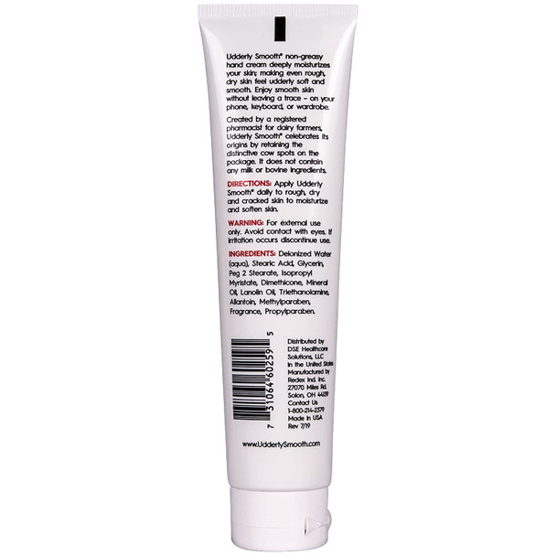 Udderly Smooth NonGreasy Original Body Cream Formula 8oz Tube Pack of 2