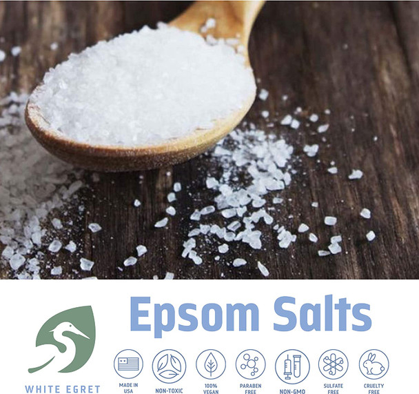 White Egret Citrus Pharmaceutical Grade Epsom Salt 30oz White Egret Citrus Pharmaceutical Grade Epsom Salt 30oz