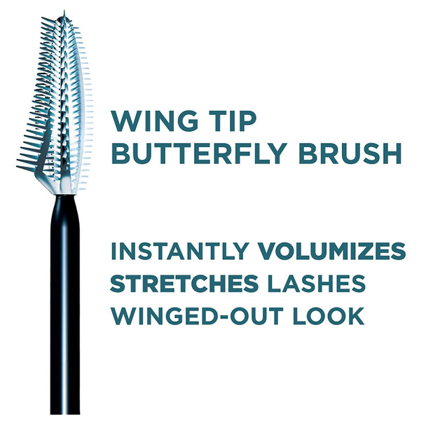 L'Oreal Paris Voluminous Butterfly Waterproof Mascara, Black, 1 Tube