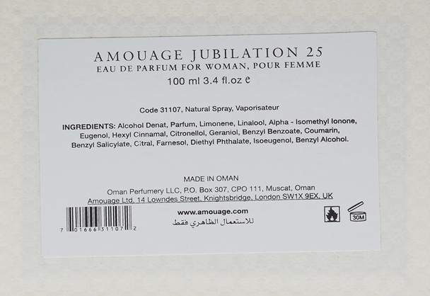 AMOUAGE Jubilation Women's Eau de Parfum Spray