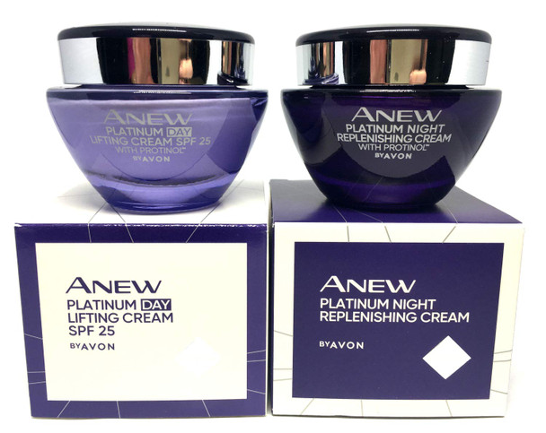 AVON Anew Platinum Define & Contour : Day Cream + Night Cream Set of 2