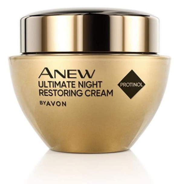 Avon Anew Ultimate Night Restoring Cream With Protinol 50 milliliters 1.0 Fl Oz