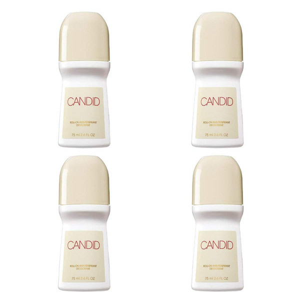Avon Candid Roll-on Anti-perspirant Deodorant Size 2.6 oz (4-Pack)