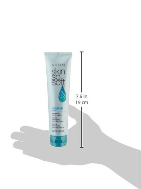 Avon Skin So Soft Original + Jojoba Replenishing Hand Cream 3.4 Fl Oz