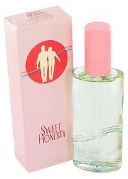 Avon SWEET HONESTY Cologne Spray 1.7 Fl Oz Old bottle (some box imperfections but perfume is unharmed)