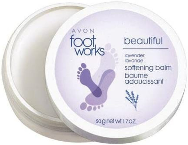 Avon Foot Works Beautiful Lavender Softening Balm