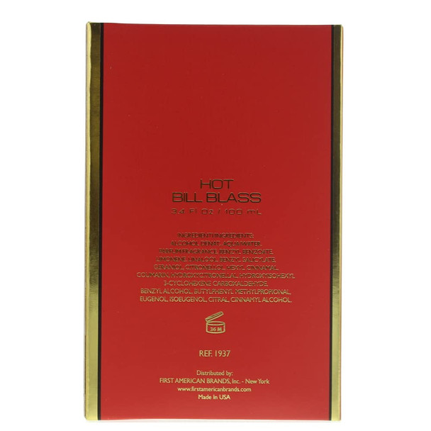 Bill Blass Eau De Parfum, Hot, 3.4 Ounce