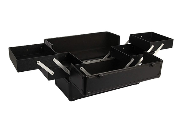 BYS Medium Makeup Train Case - Black Trimming