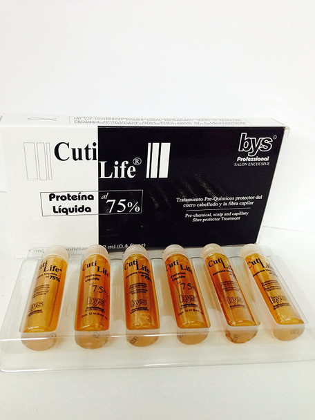 Bys Cuti Life Pre-chemical, Scalp and Capillary Fibre Protector Treatment (6)12 ml Phials